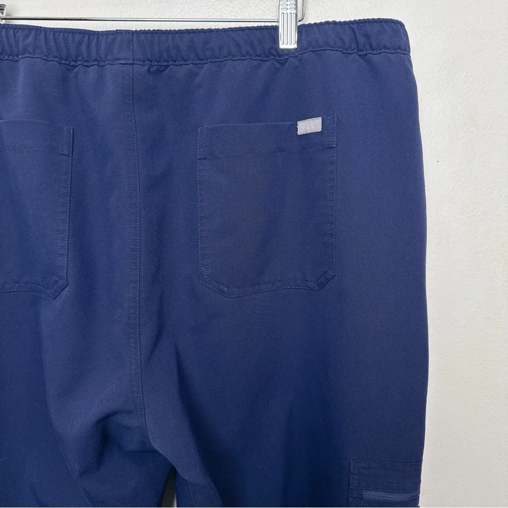 Figs Mens XXL Cairo Cargo Scrub Pants Blue Navy